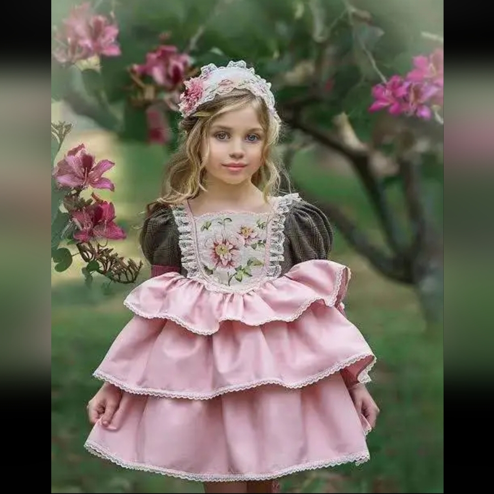 NWOT Dollcake The Florence Dress and headband Set Size 4